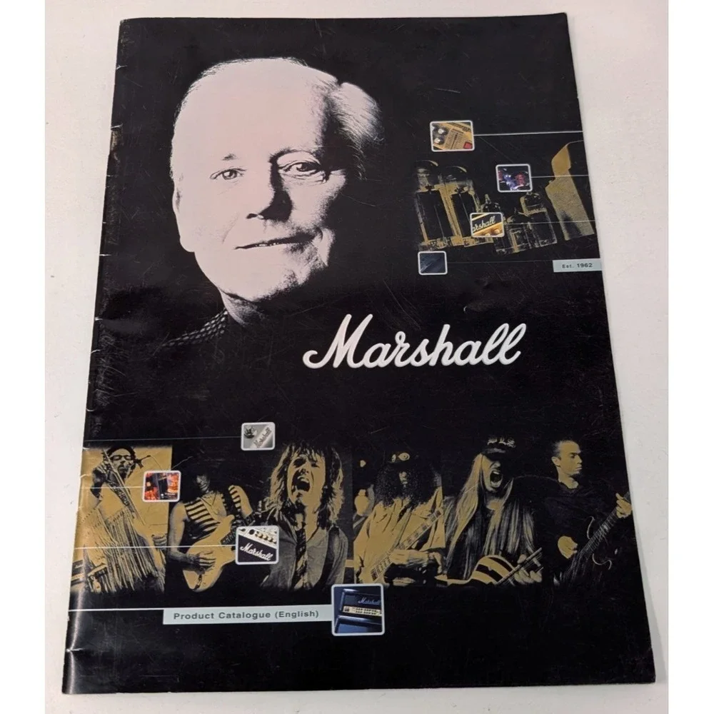2001 Marshall Amplifiers Catalog Book Electric Music Gear Catalogue